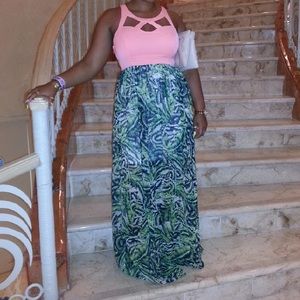 Forever21 Tropical Maxi Dress